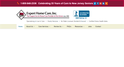 Desktop Screenshot of experthomecare.com